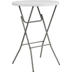 32'' Plastic Folding Cocktail Table