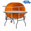 10 - 48'' Round European Plywood Folding Table and Universal Table Cart Bundle