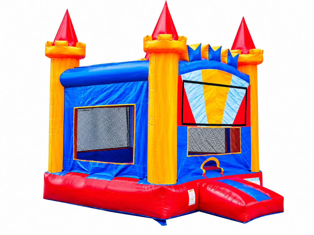 Royal Castle 13×13 bounce house inflatable  with blower and accessories Imagen principal del producto