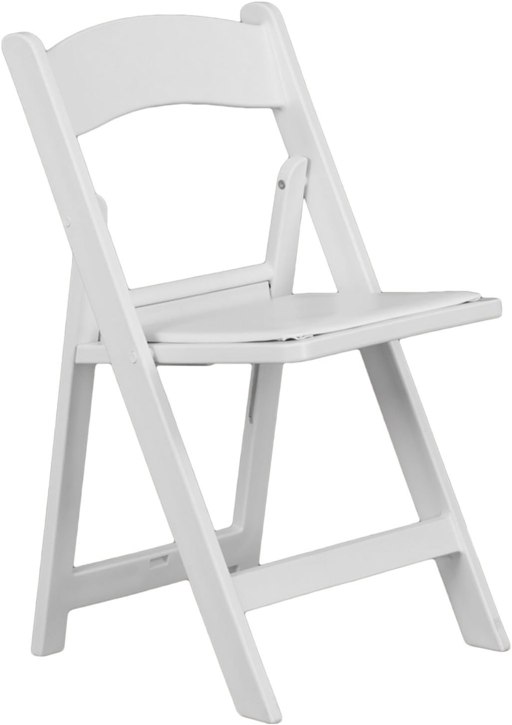 50 Pcs White Resin Folding Chairs Set Main image