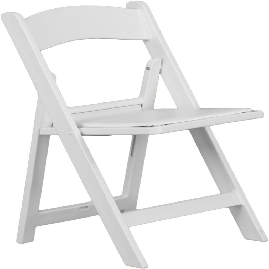 160 Pcs White Resin Folding Chairs Set