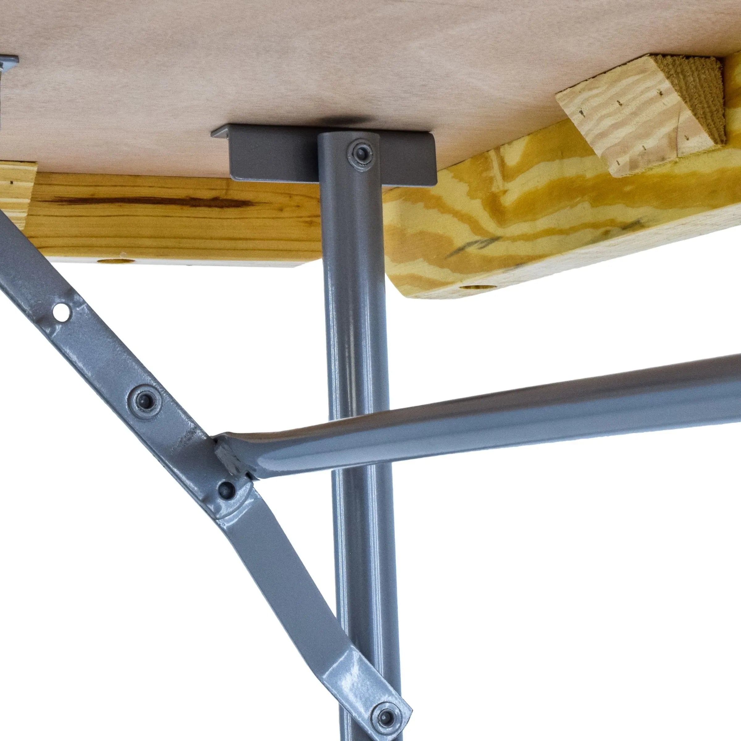 10 - 72" Wood Folding Table and Universal Table Cart Bundle