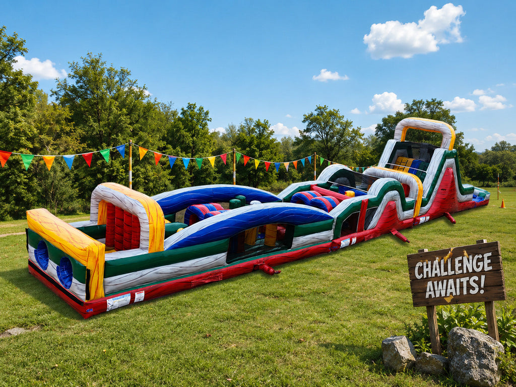 85FT Dual Lane Extreme Obstacle
