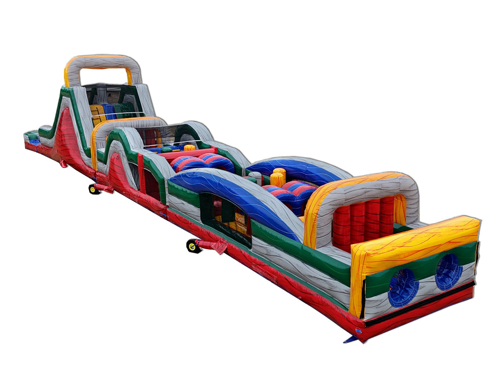 85FT Dual Lane Extreme Obstacle