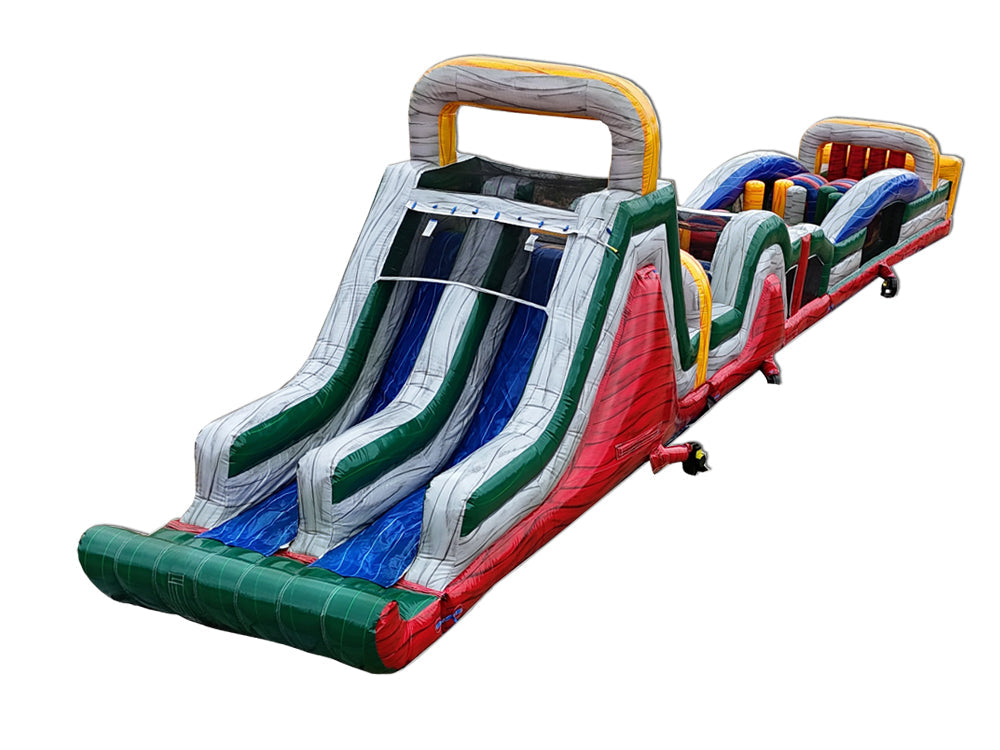 85FT Dual Lane Extreme Obstacle