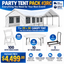 Party Tent Pack #3RC – Resin Chair & Round Table Event Package