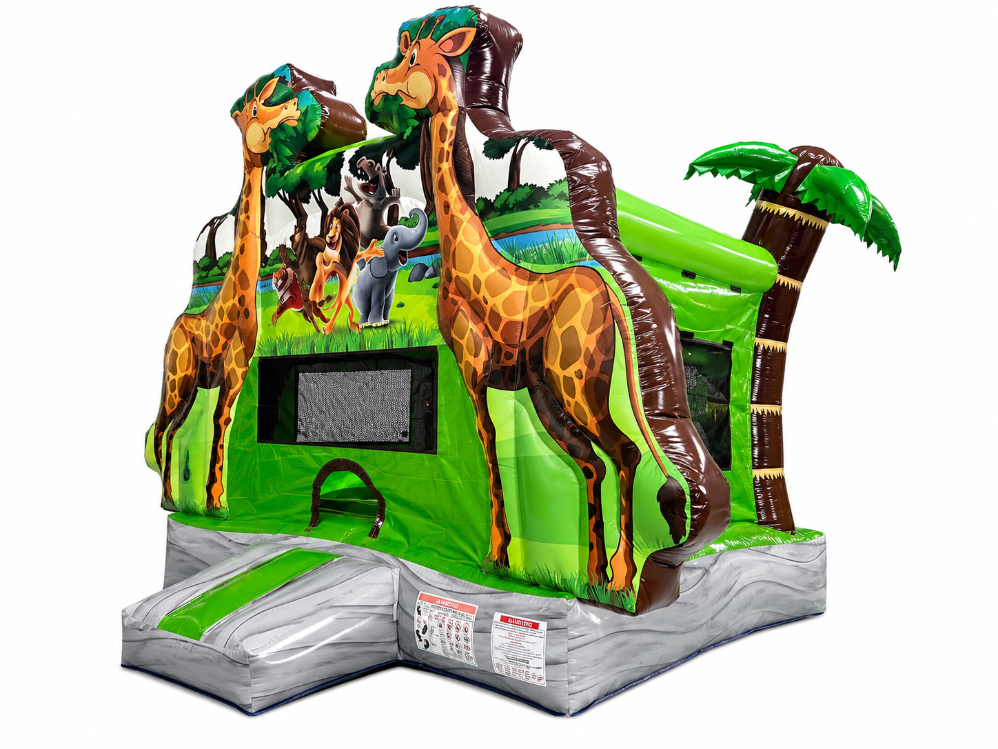 3D Safari Bouncer 13×13 Commercial Grade