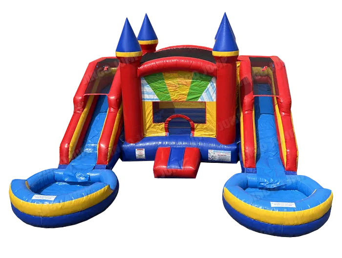 Inflatable Carnival Dual Lane Combo