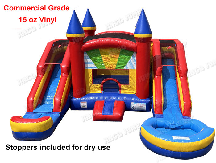 Inflatable Carnival Dual Lane Combo Secondary image
