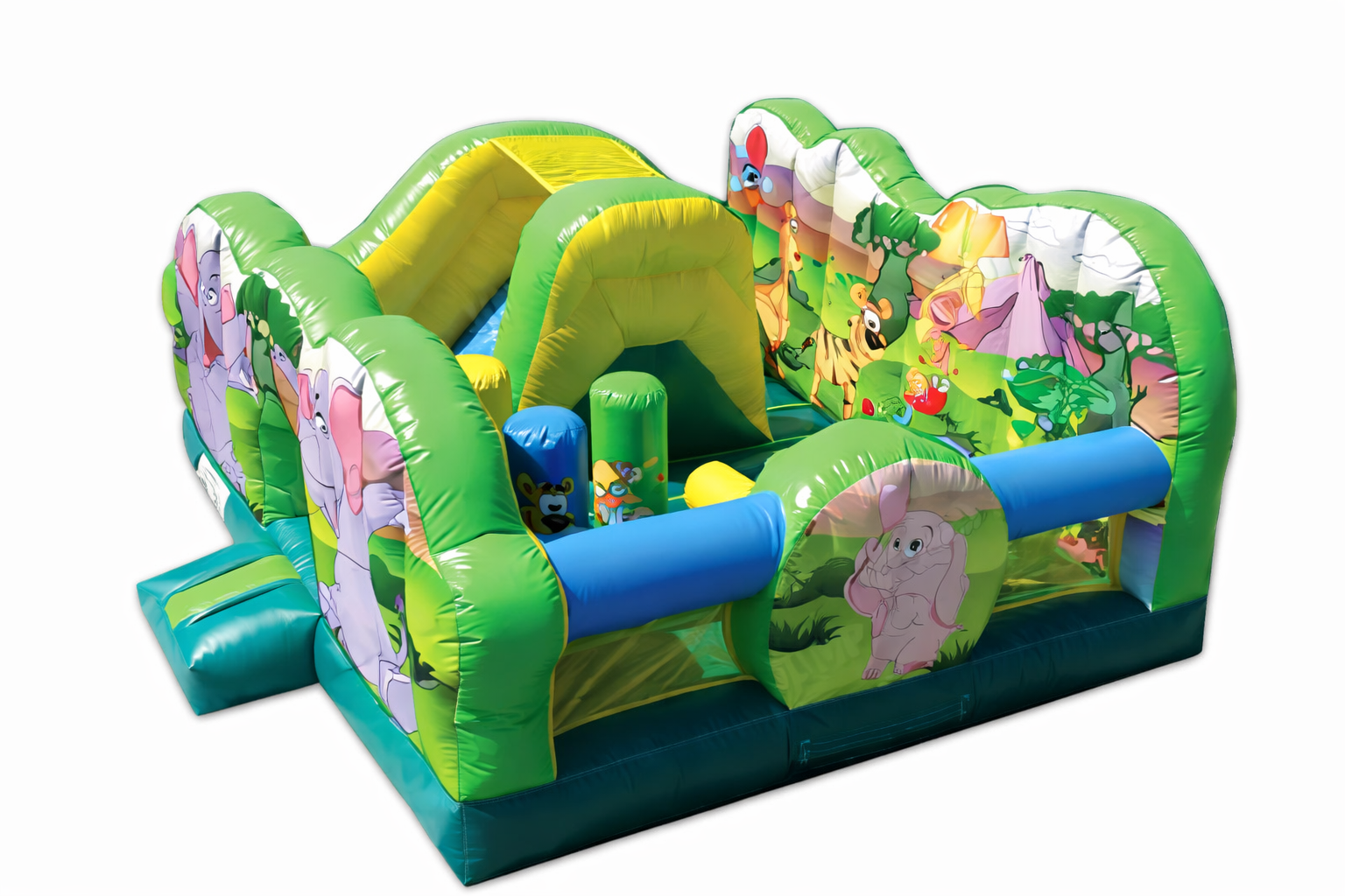 Inflatable Toddler Zoo Playground 3D