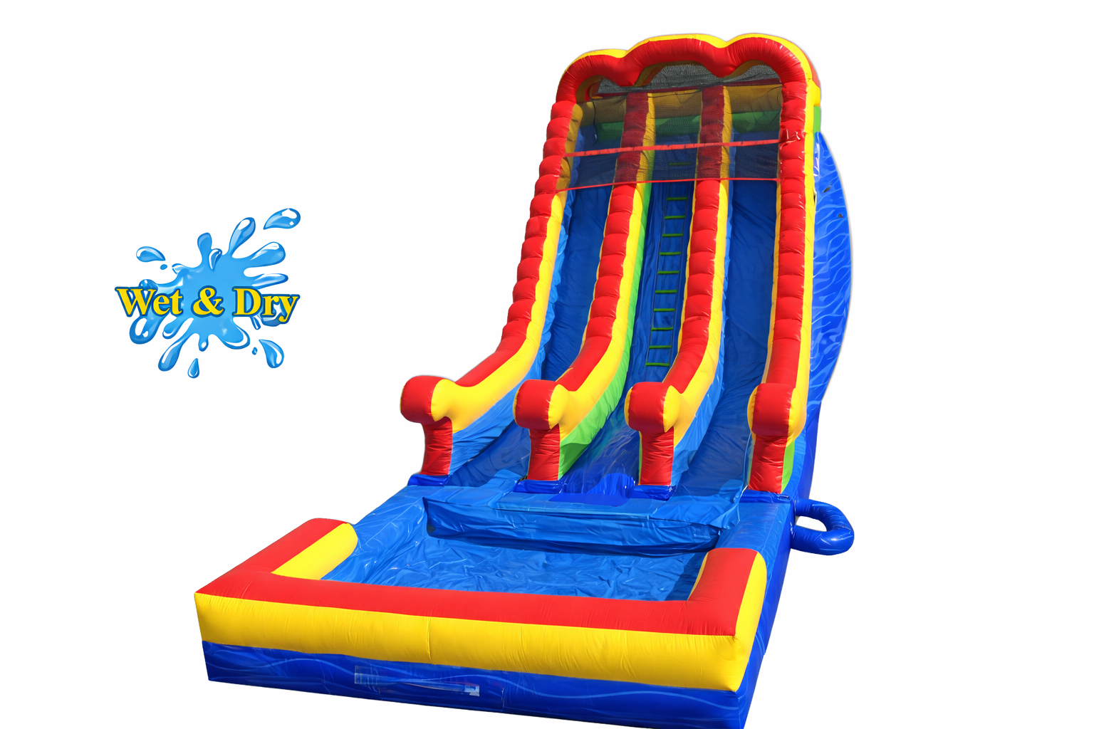 18 FT 2-Lane Unisex Wet & Dry Inflatable Slide Secondary image