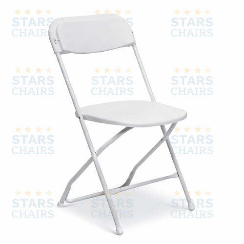 100 White Folding Chairs Bundle Heavy-Duty ON SALE!