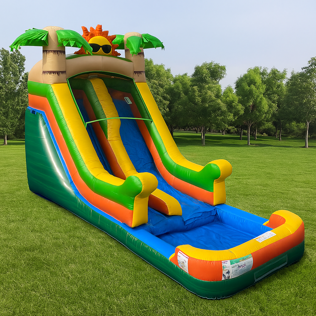 Semi Commercial Sunny Water Slide Main image