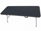 Pack of 10 -6 Ft Rectangular Folding Table w/ Grey Rattan Top