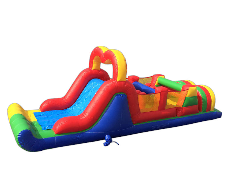 Inflatable Fun Run Obstacle Course With Blower