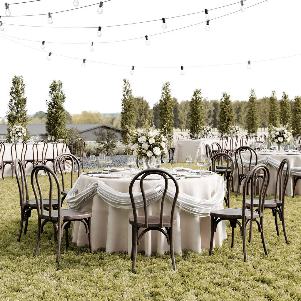 Commercial Indoor/Outdoor Wood Look Resin Thonet Style Chair