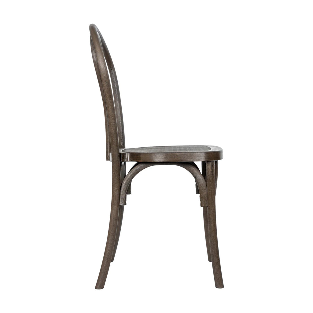 Commercial Indoor/Outdoor Wood Look Resin Thonet Style Chair
