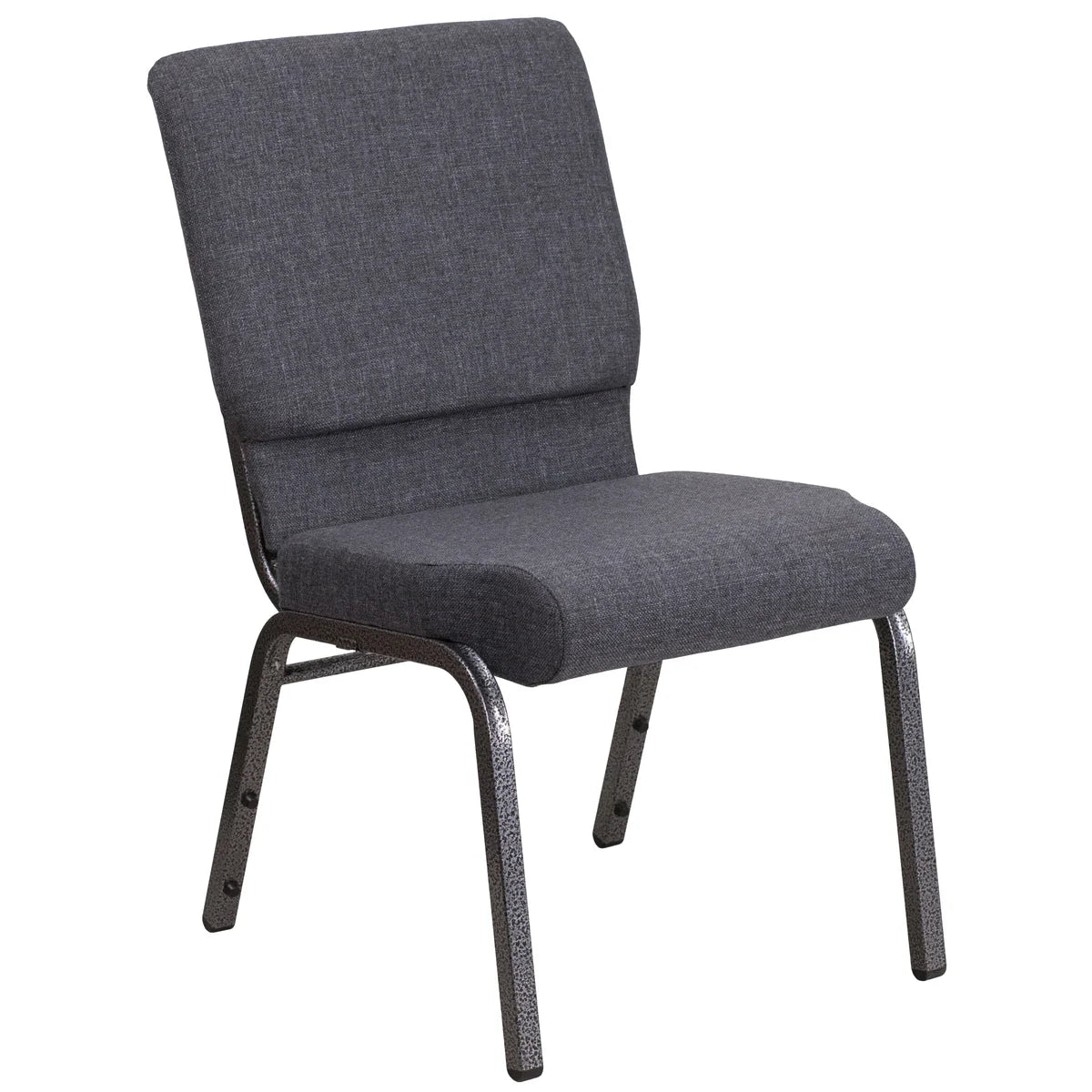 Silla apilable para iglesia HERCULES Series 18.5''W, 11 colores disponibles