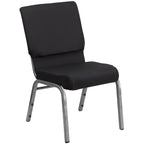 Silla apilable para iglesia HERCULES Series 18.5''W, 11 colores disponibles