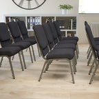 Silla apilable para iglesia HERCULES Series 18.5''W, 11 colores disponibles