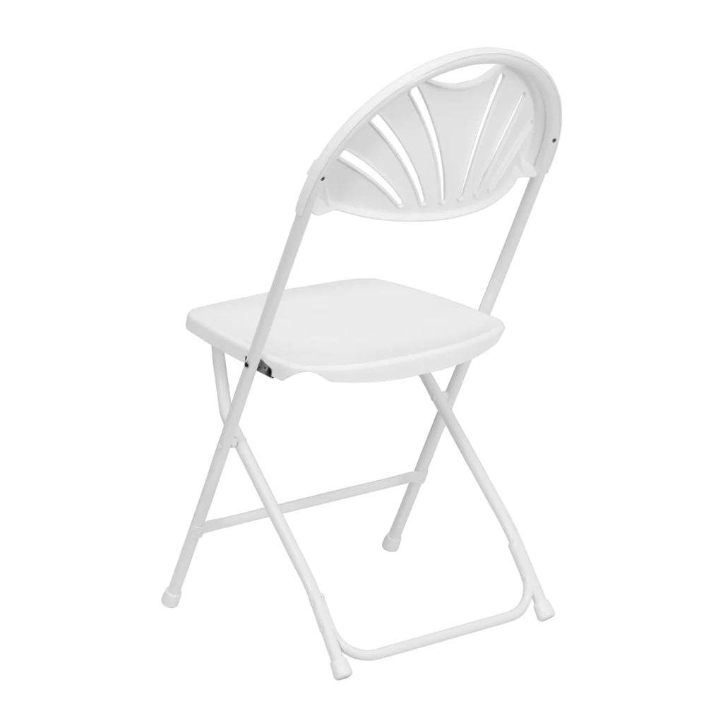 650 lb. Capacity Plastic Fan Back Folding Chair