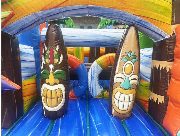 Hawaiian Wave Wet/Dry Obstacle Course 36 FT