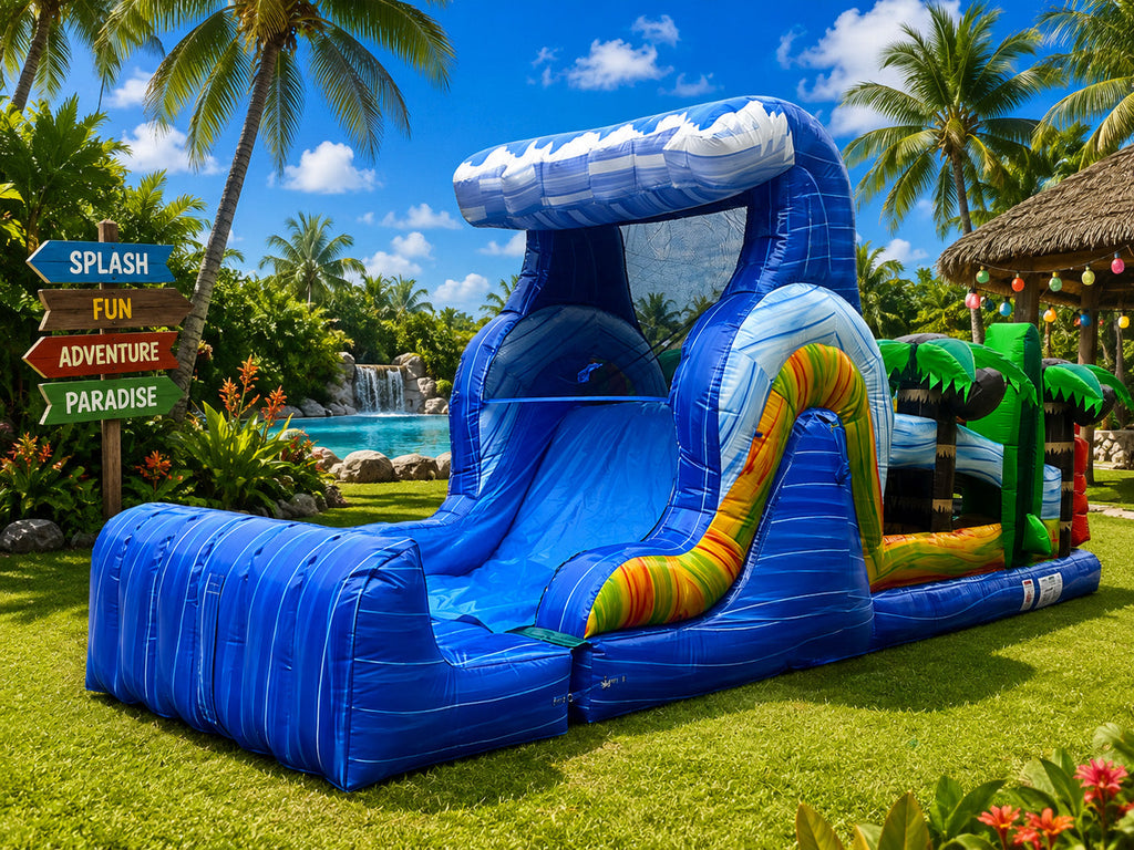 Hawaiian Wave Obstacle Course