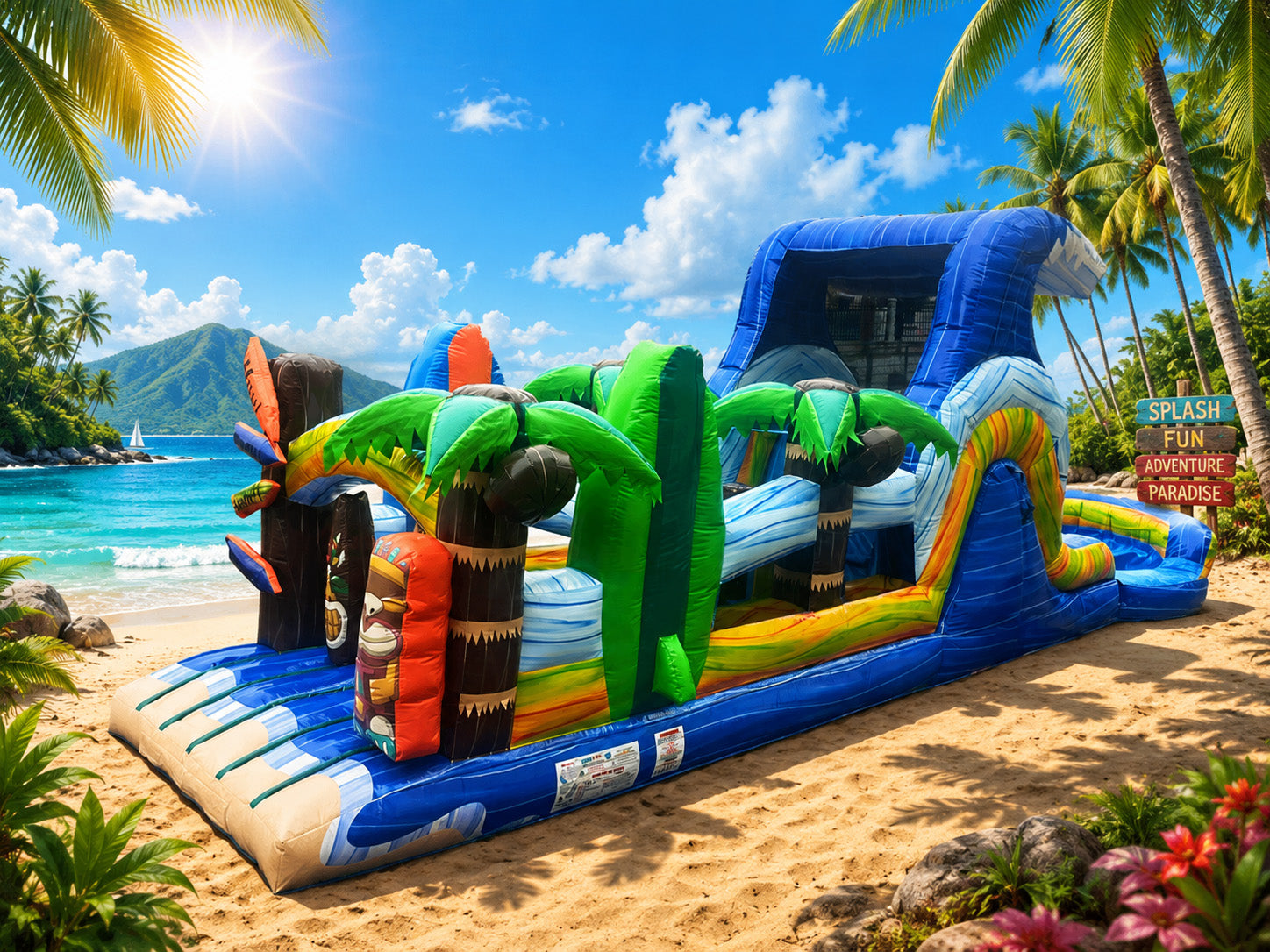 Hawaiian Wave Obstacle Course Secondary image