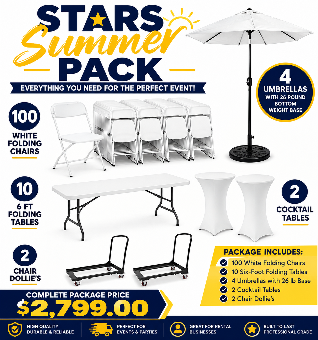 Stars Summer Pack – Complete Event Package