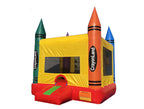Light-Commercial Crayon Bouncer 13’x13′