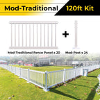 ModFence Picket Event Fencing Kit -  120ft