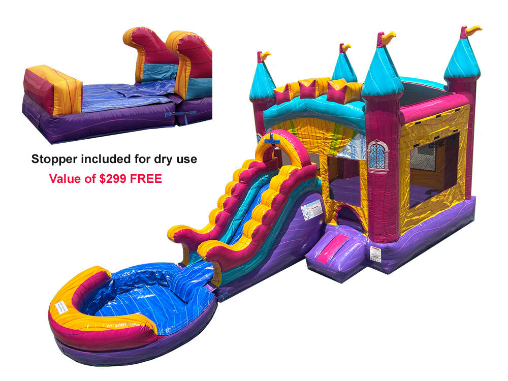 Marble Front Slide Princess Combo Secondary image