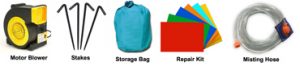 Tables & Chairs with Inflatable wet & dry combo package
