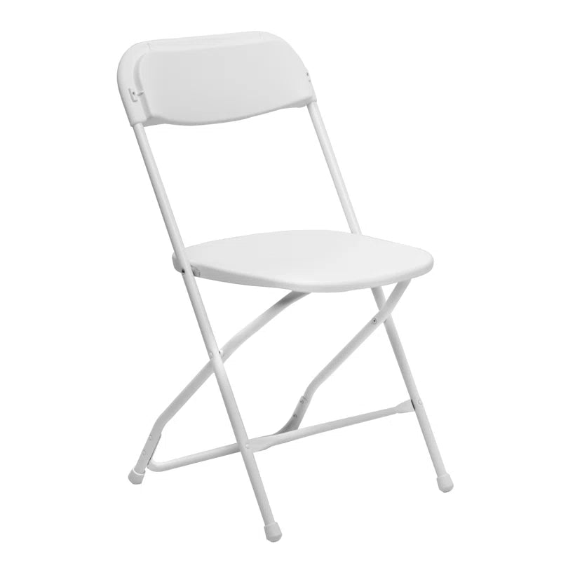 100 White Folding Chairs Bundle Heavy-Duty