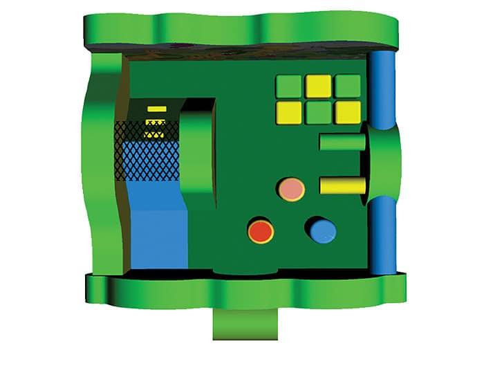 Inflatable Toddler Zoo Playground 3D