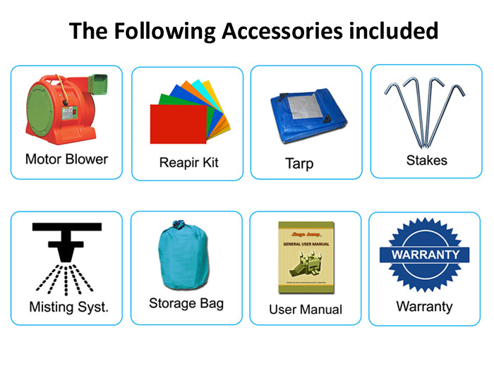 18 FT 2-Lane Unisex Wet & Dry Inflatable Slide