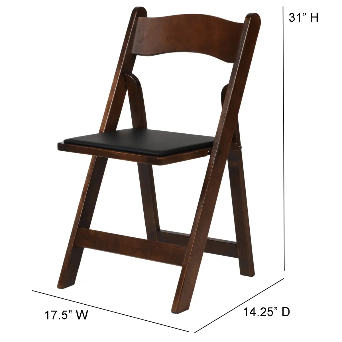 100 Wood Folding Chairs Bundle