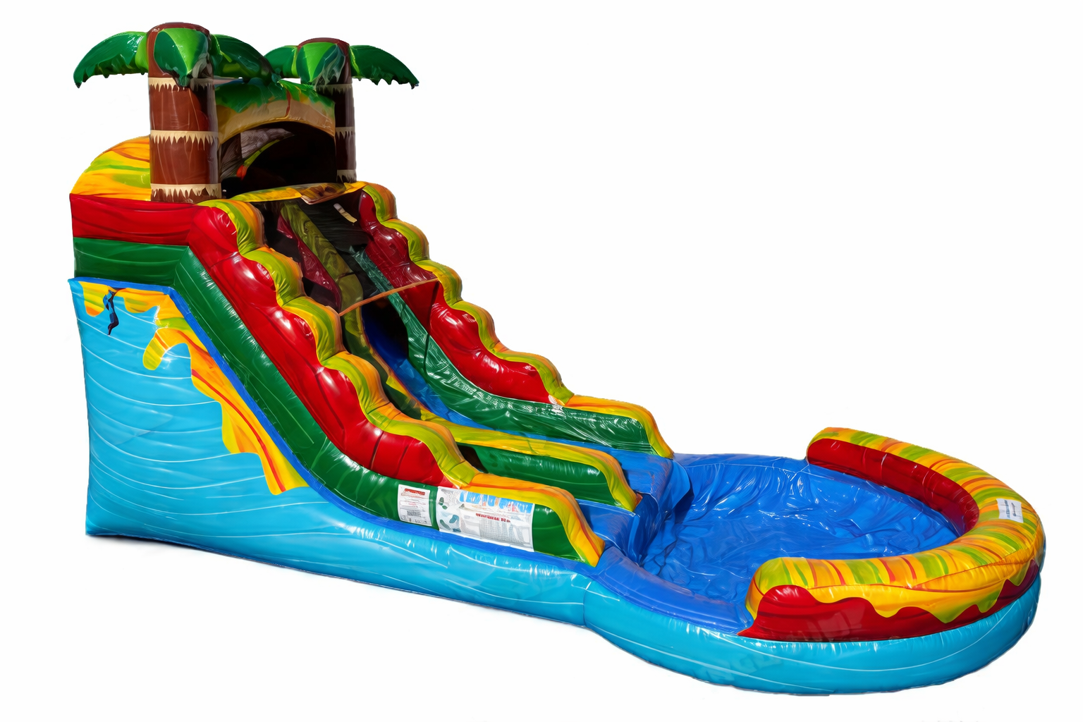 14 FT Tropical Paradise Water Slide Secondary image