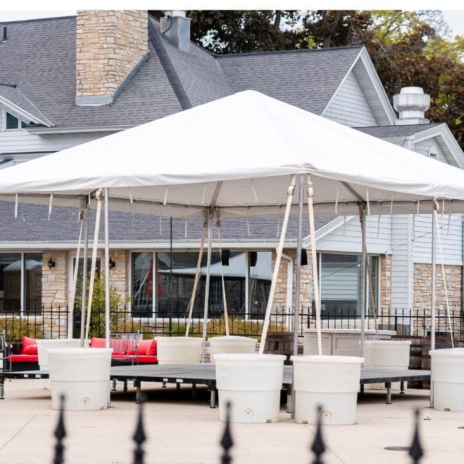 20' x 20' Frame Tent with Ballasting System – Heavy-Duty Commercial Event Tent