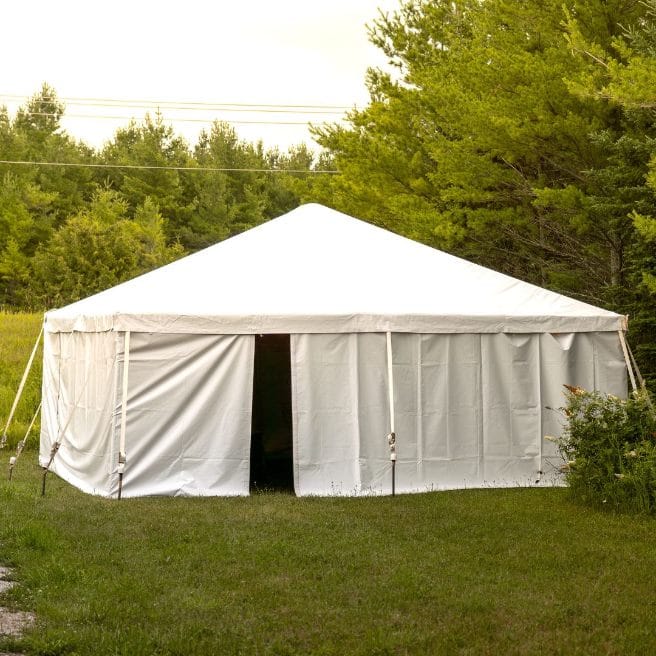 20' x 20' Frame Tent with Ballasting System – Heavy-Duty Commercial Event Tent