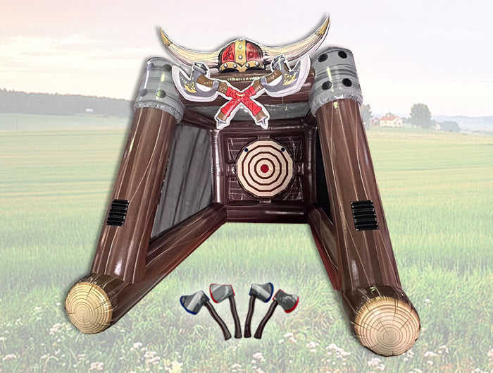 Inflatable Axe Throwing Game With Air Blower Main image