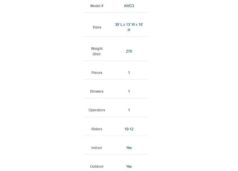 Inflatable 4 in 1  Air Balloon Adventure Combo ( Wet & Dry)