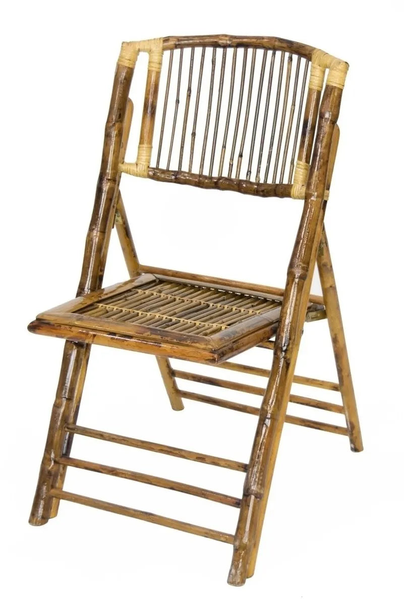 Bamboo Folding Chair - Stick Back