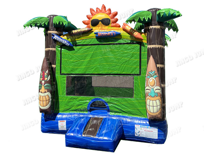Aloha Jungle Bouncer 13×13 With Blower