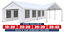 Commercial Canopy Tent – Poles & Window Sidewalls Included