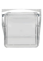 100 Chair Pack Clear Resin Folding Chair FREE Shipping