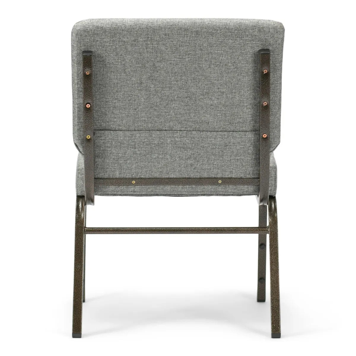 Silla de iglesia Serenity Seating - Tela color borgoña/Marco veteado dorado - 48.26 cm de ancho