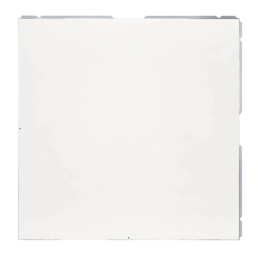 20' x 20' White Portable Dance Floor with Black Edge Trim