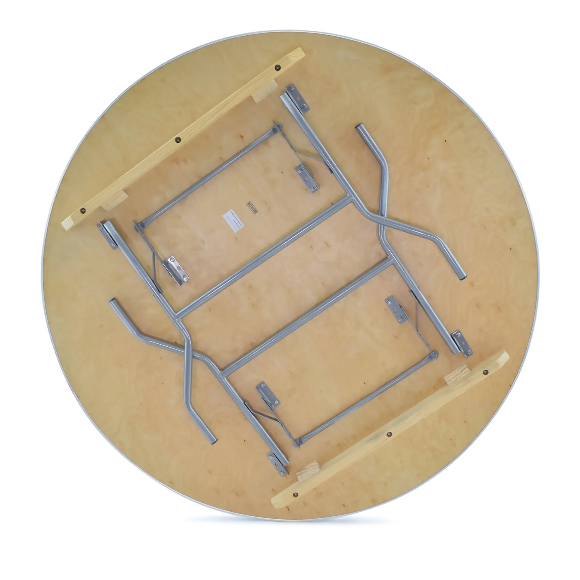 10 -60'' Round Heavy Duty Birchwood Folding Tables Bundle