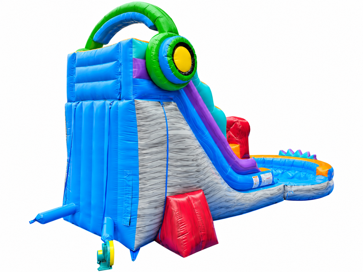 18 FT Game Zone Wet and Dry Water Slide